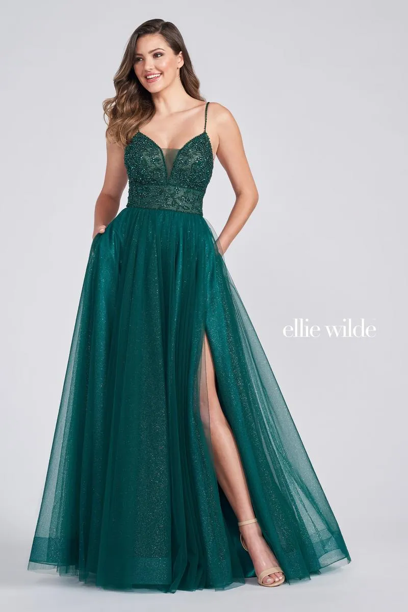 Ellie Wilde A-Line Prom Dress EW122066 sold by Terry costa