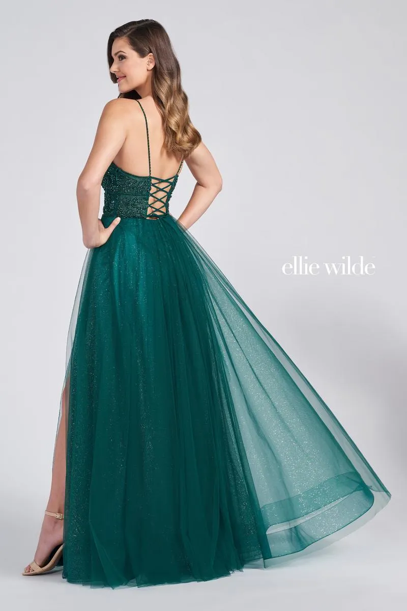 Ellie Wilde A-Line Prom Dress EW122066 sold by Terry costa product image thumbnail 2