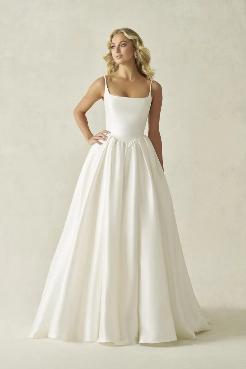 Allure Bridals A1402 Clean Classic Ballgown Bridal Gown sold by Terry costa product image thumbnail 3