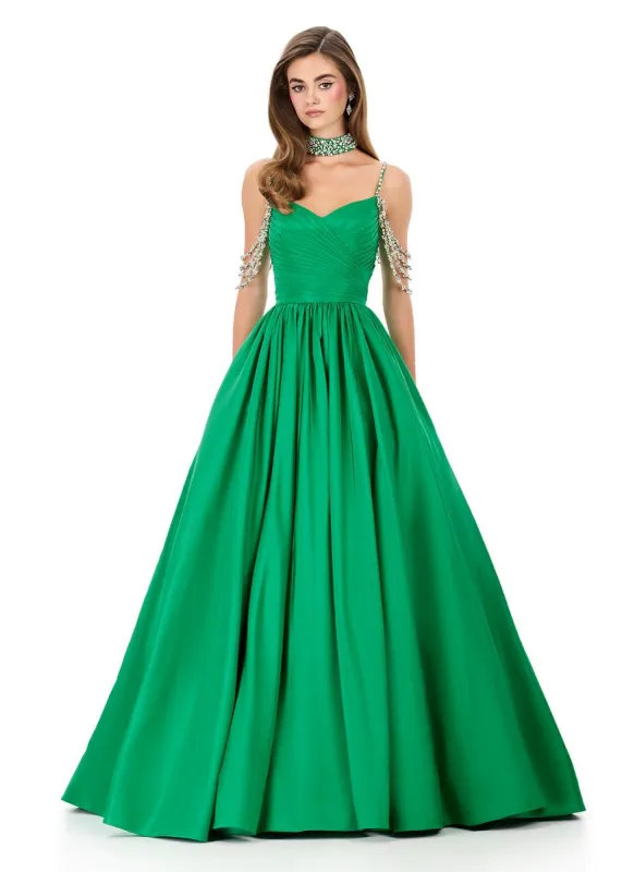 ASHLEYlauren Embellished Prom Dress 12300 sold by Terry costa