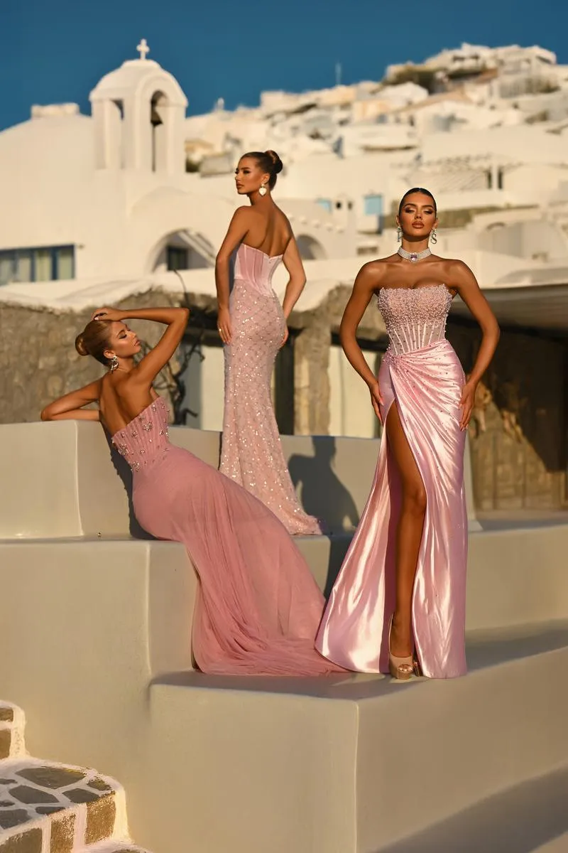 Portia and Scarlett Strapless Corset Prom Dress PS26105 sold by Terry costa product image thumbnail 2