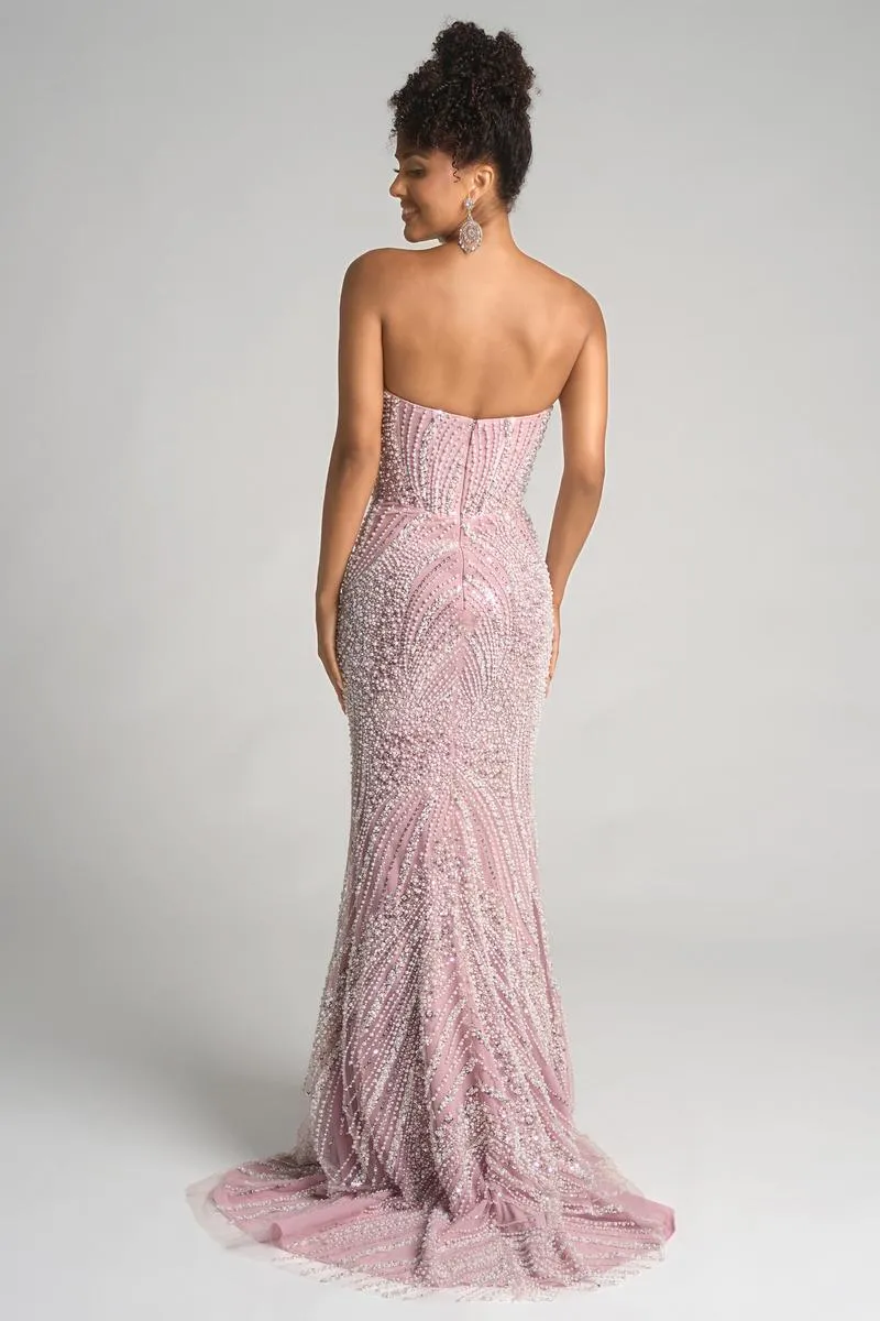 Portia and Scarlett Beaded Prom Dress PS26277 sold by Terry costa product image thumbnail 5