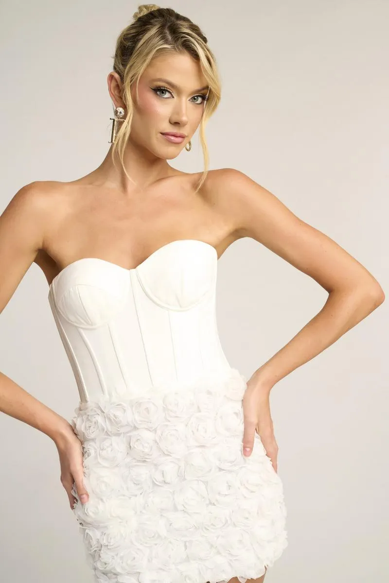 Portia & Scarlett Cocktail Rosette Skirt Dress PS26500 sold by Terry costa product image thumbnail 5