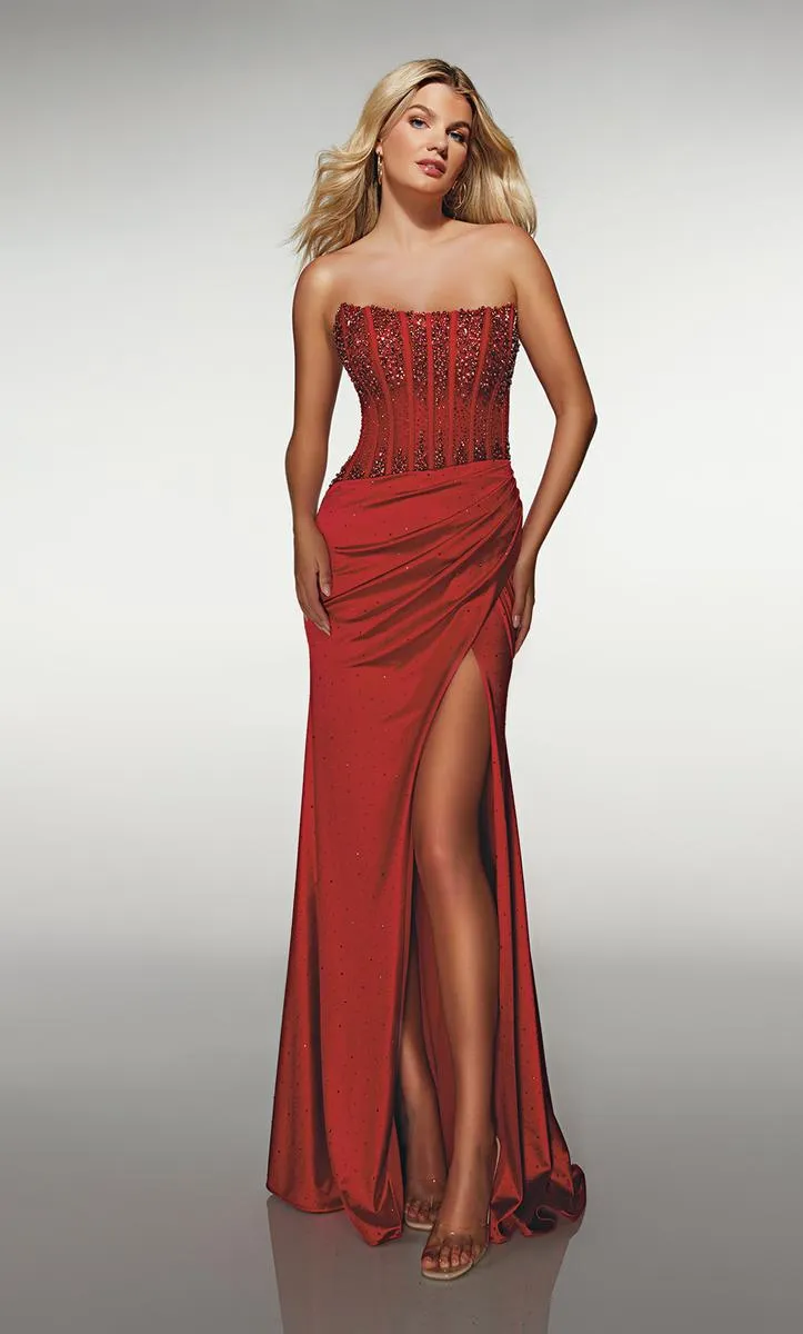 Alyce Prom Dress 62147 sold by Terry costa product image thumbnail 3
