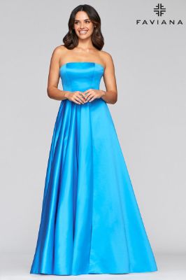 Faviana Glamour Dress S10439 sold by Terry costa