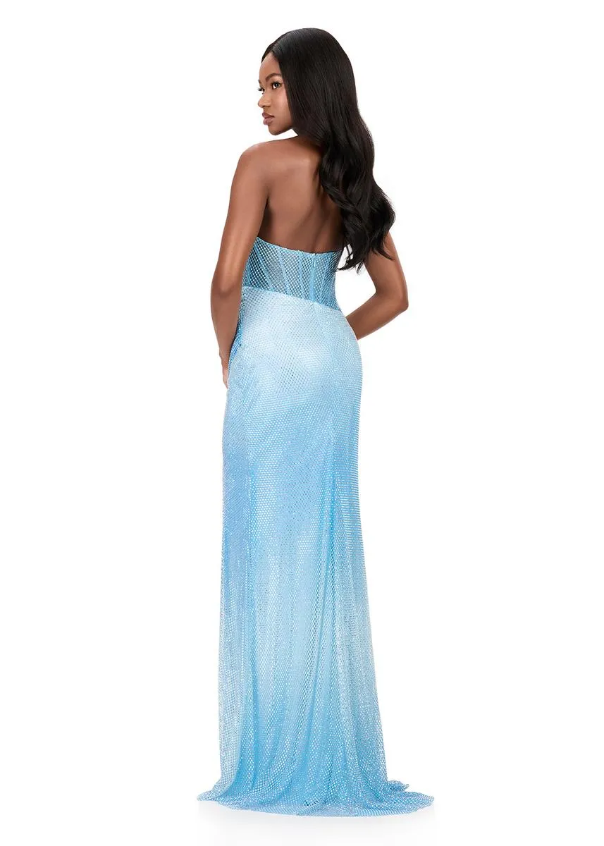 ASHLEYlauren Sparling Heat Set Prom Dress 12067 sold by Terry costa product image thumbnail 2