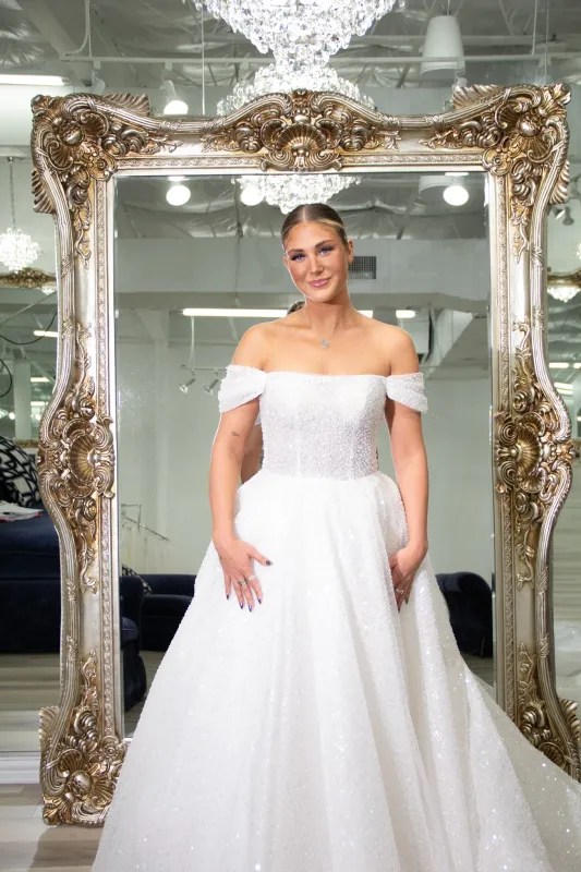 Bridal One of a Kind Bridal Gown OOAK104 made by Portia & Scarlett