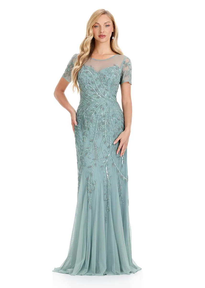 ASHLEYlauren Dress E12142 sold by Terry costa