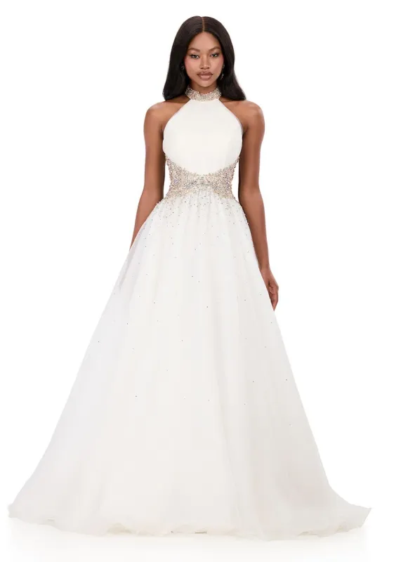 ASHLEYlauren Organza Ballgown Prom Dress 12283 made by ASHLEYlauren