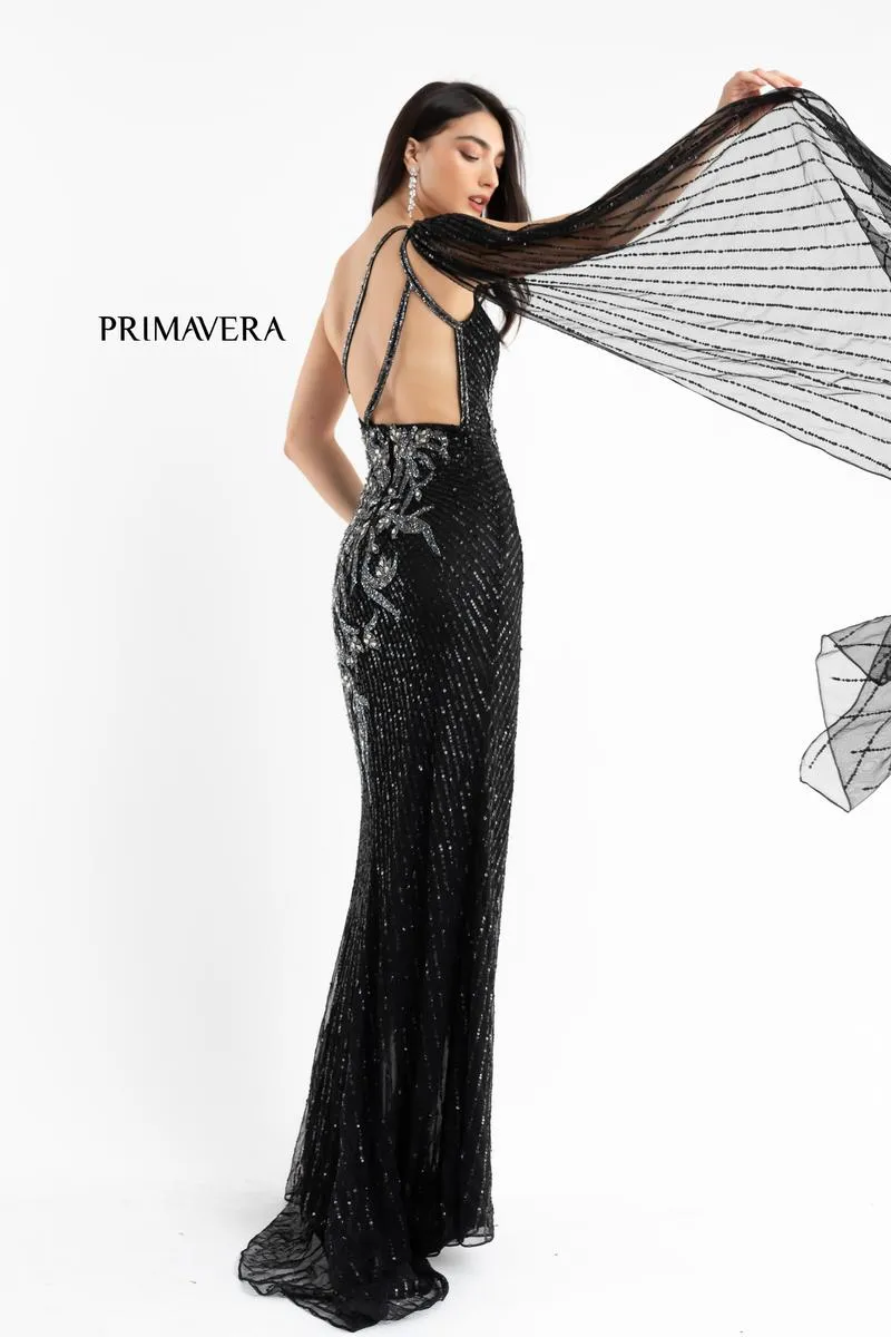 Primavera Couture Long Dress 3779 sold by Terry costa product image thumbnail 5