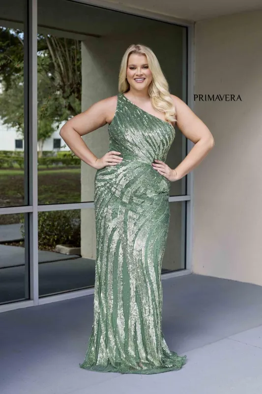 Curvy by Primavera Dress 14075 made by Primavera Couture