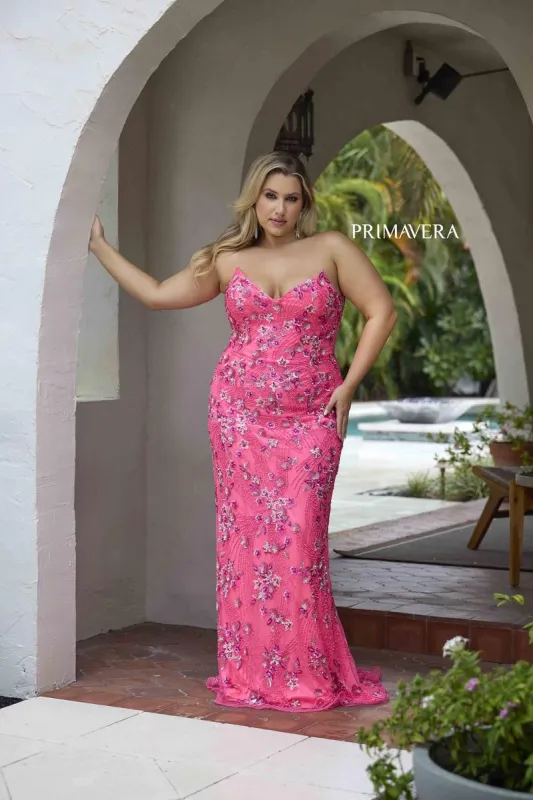 Curvy by Primavera Dress 14080 made by Primavera Couture