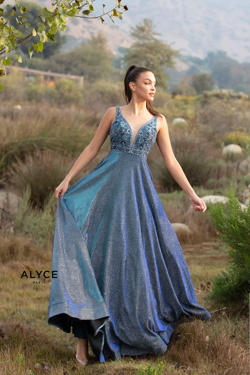 Alyce Prom Dress 60871 sold by Terry costa product image thumbnail 3