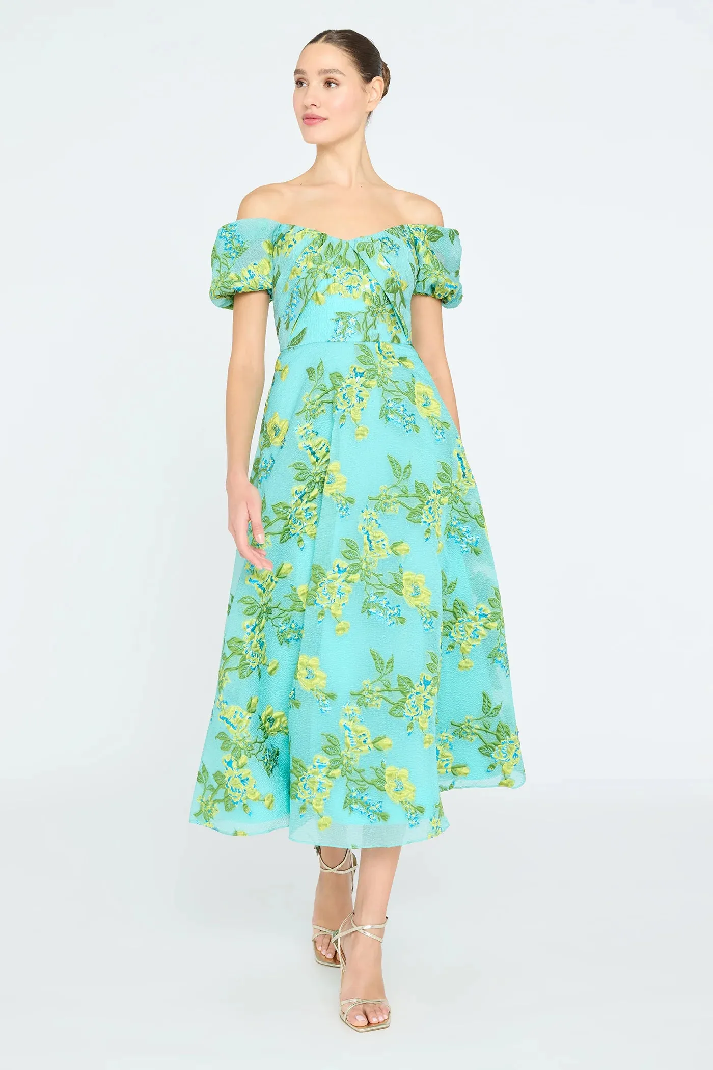 Theia "Alanis" Off Shoulder Dress 88113651 sold by Terry costa product image thumbnail 5