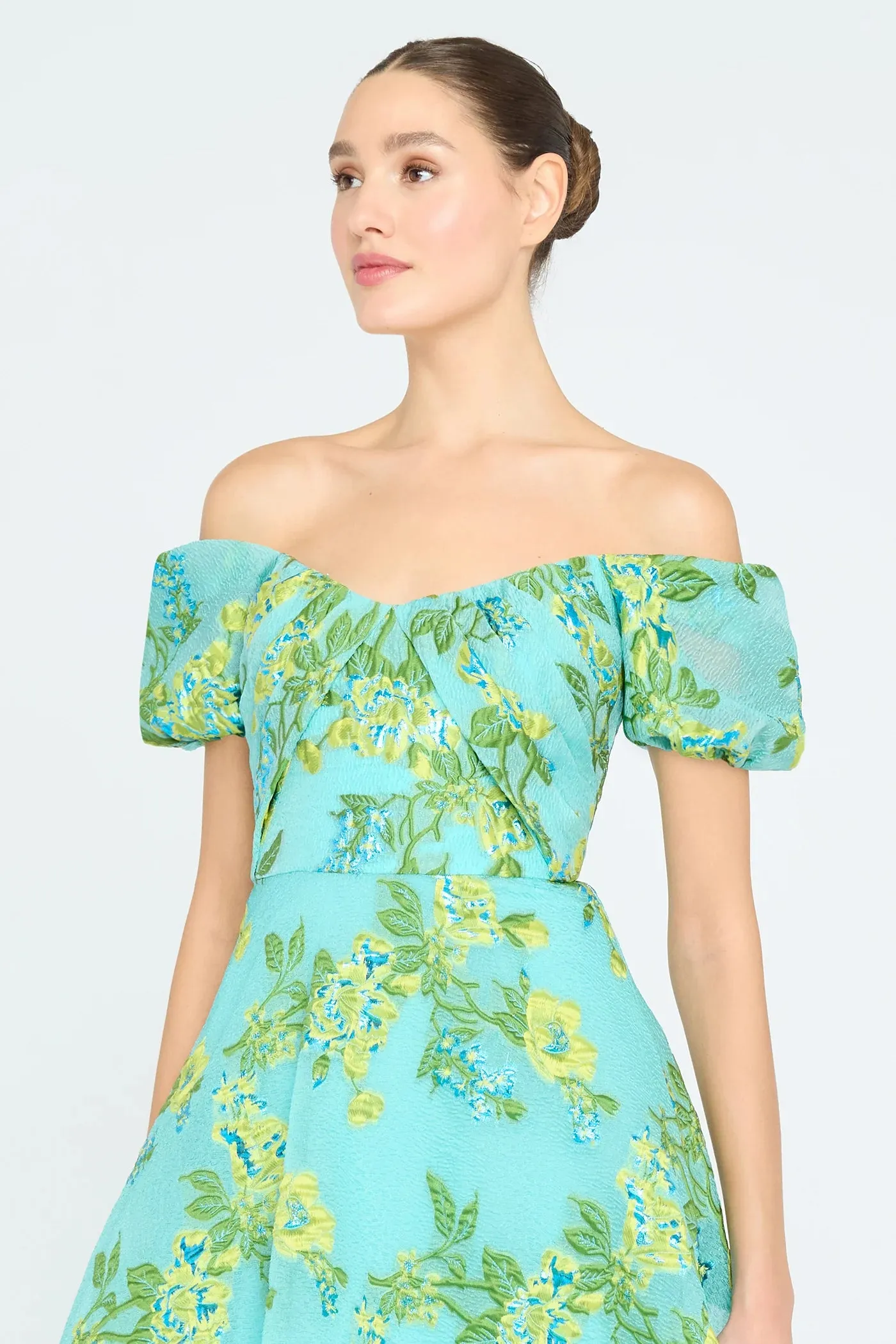 Theia "Alanis" Off Shoulder Dress 88113651 sold by Terry costa product image thumbnail 4