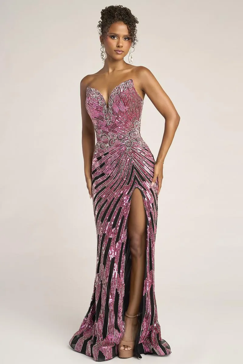 Portia and Scarlett Strapless Prom Dress PS26413C - B sold by Terry costa product image thumbnail 4