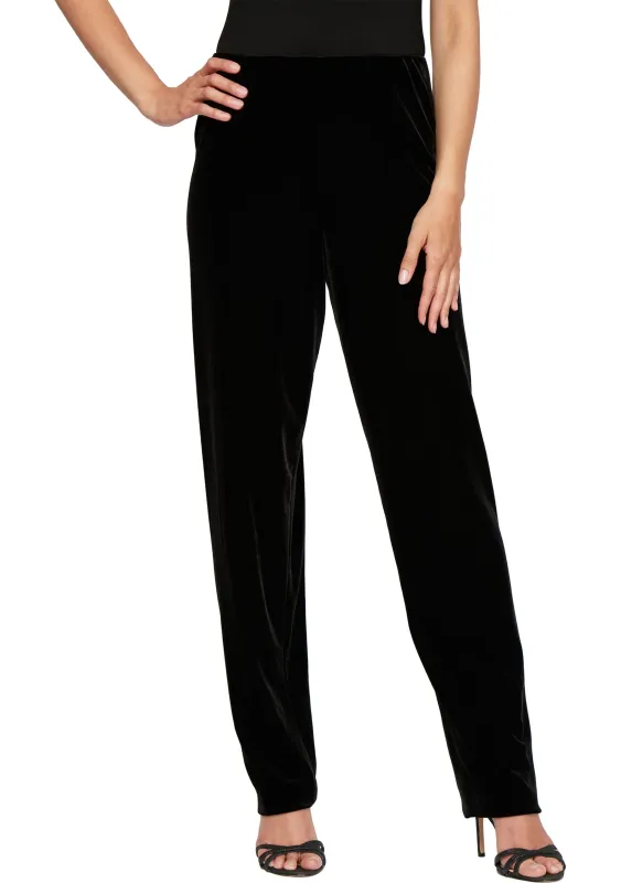 Alex Evening Velvet Evening Pant 3917405 made by Alex Evenings