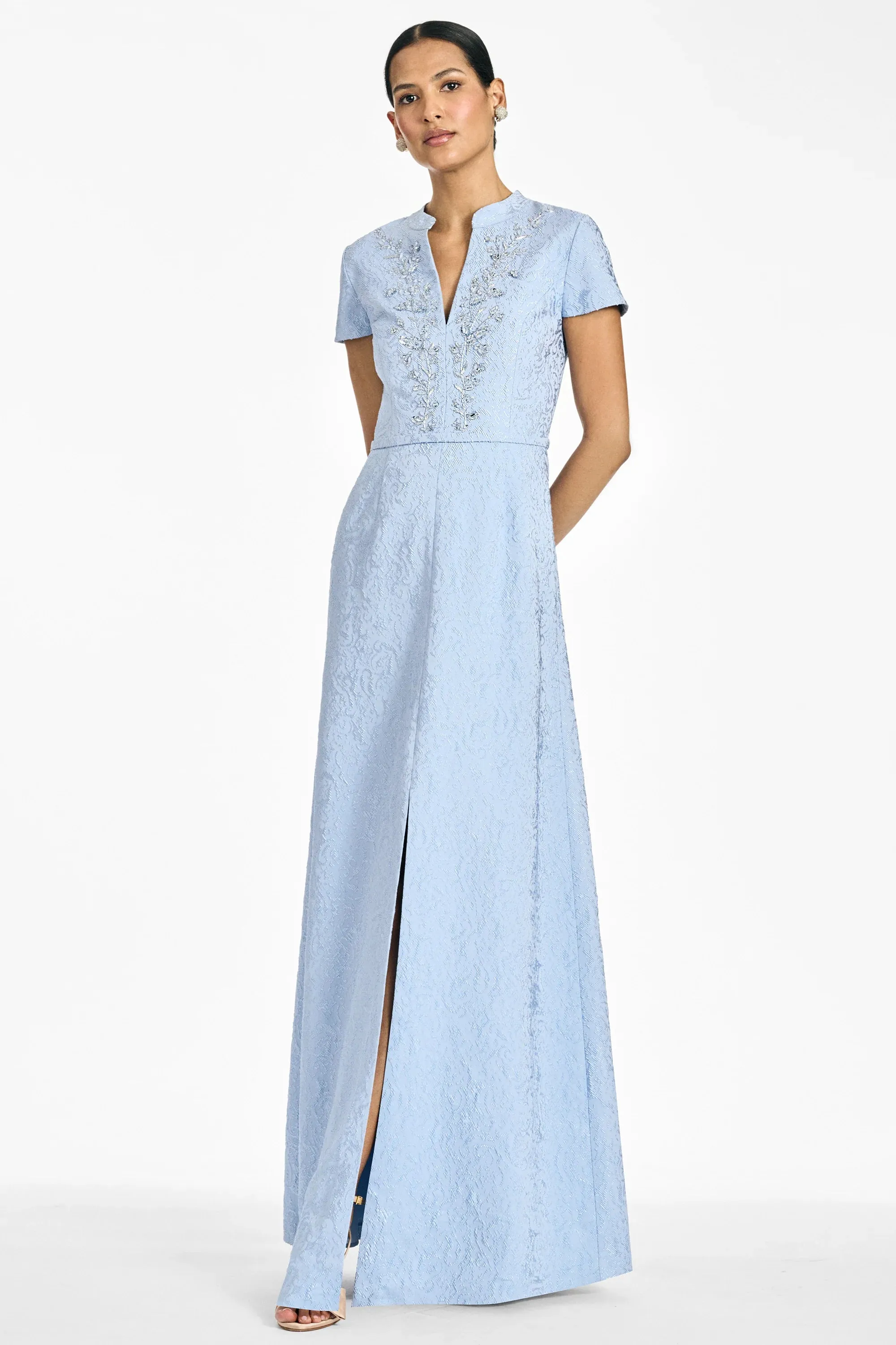 Sachin & Babi "Charlotte" Long Evening Dress sold by Terry costa