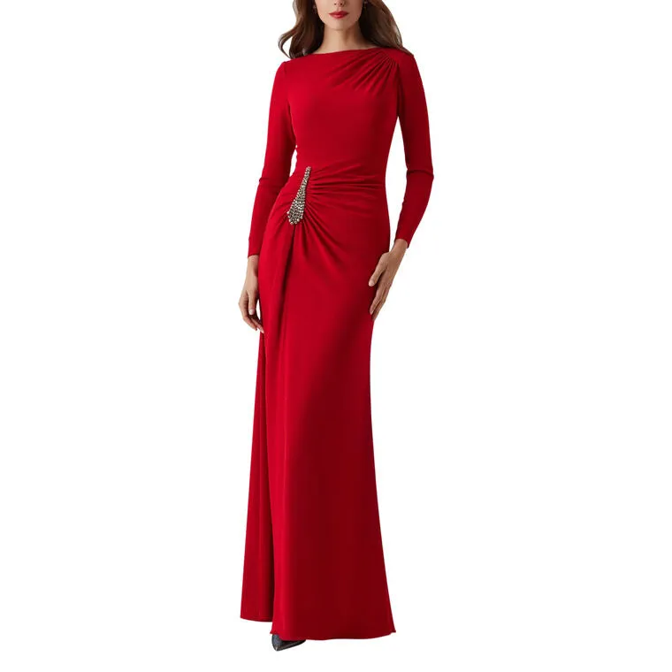 Teri Jon Long Sleeve Evening Dress 257028 sold by Terry costa