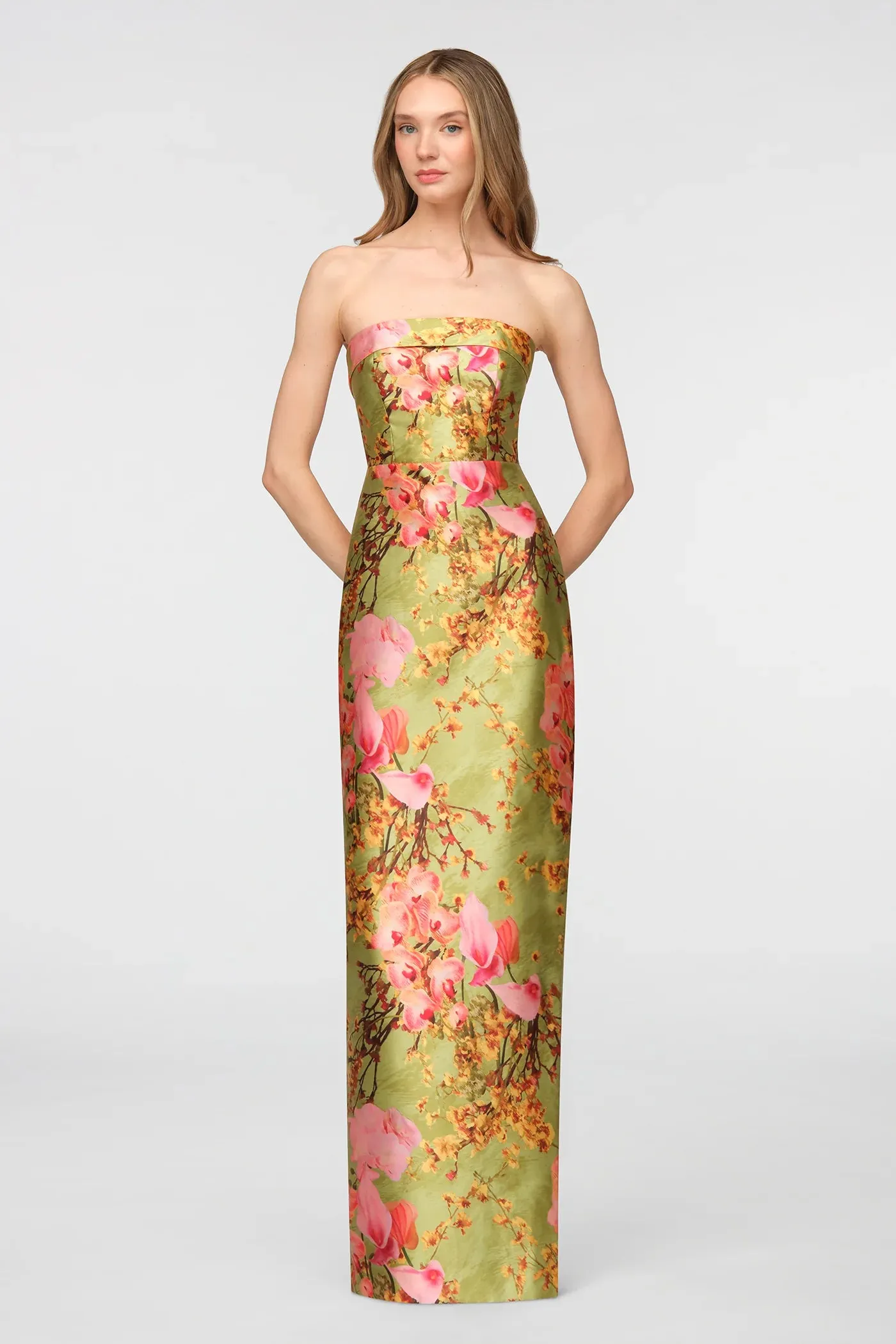 Theia Couture Long Evening Dress 88116260 sold by Terry costa product image thumbnail 3