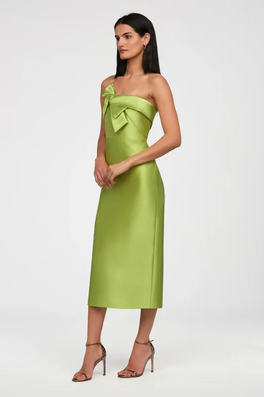 Theia Couture Strapless Mikado Cocktail Dress 88116255 made by Theia