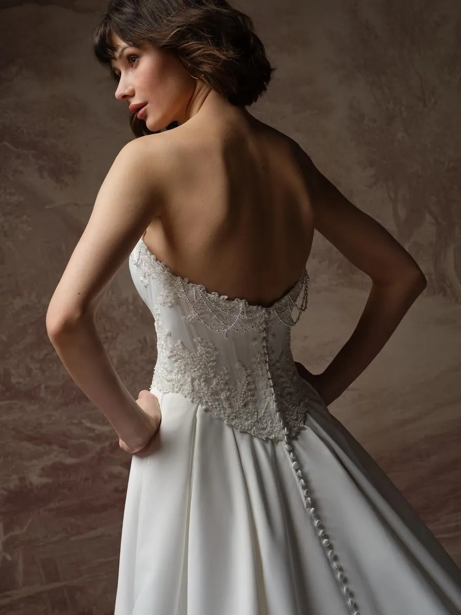 Maggie Sottero Designs Dress F6MK080A01 sold by Terry costa product image thumbnail 5