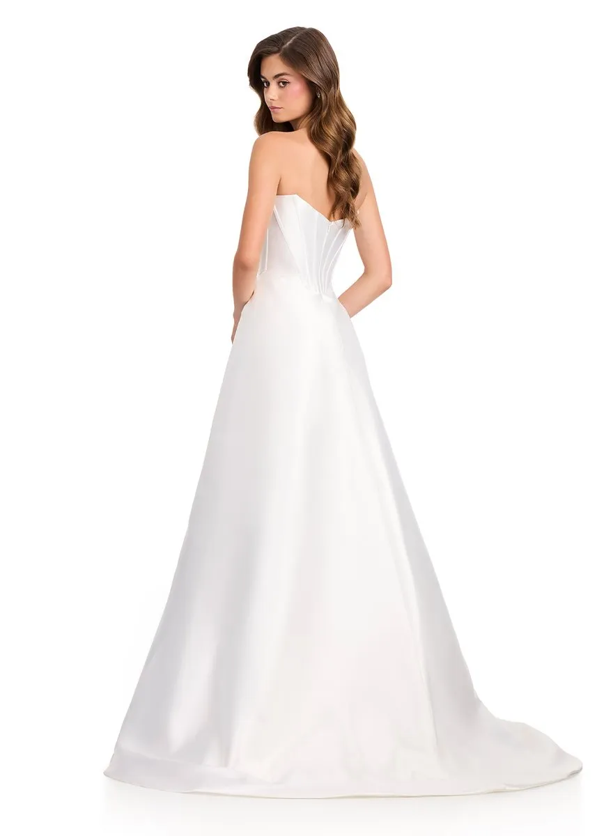 ASHLEYlauren Fitted Corset Dress with Overskirt 12431 sold by Terry costa product image thumbnail 4