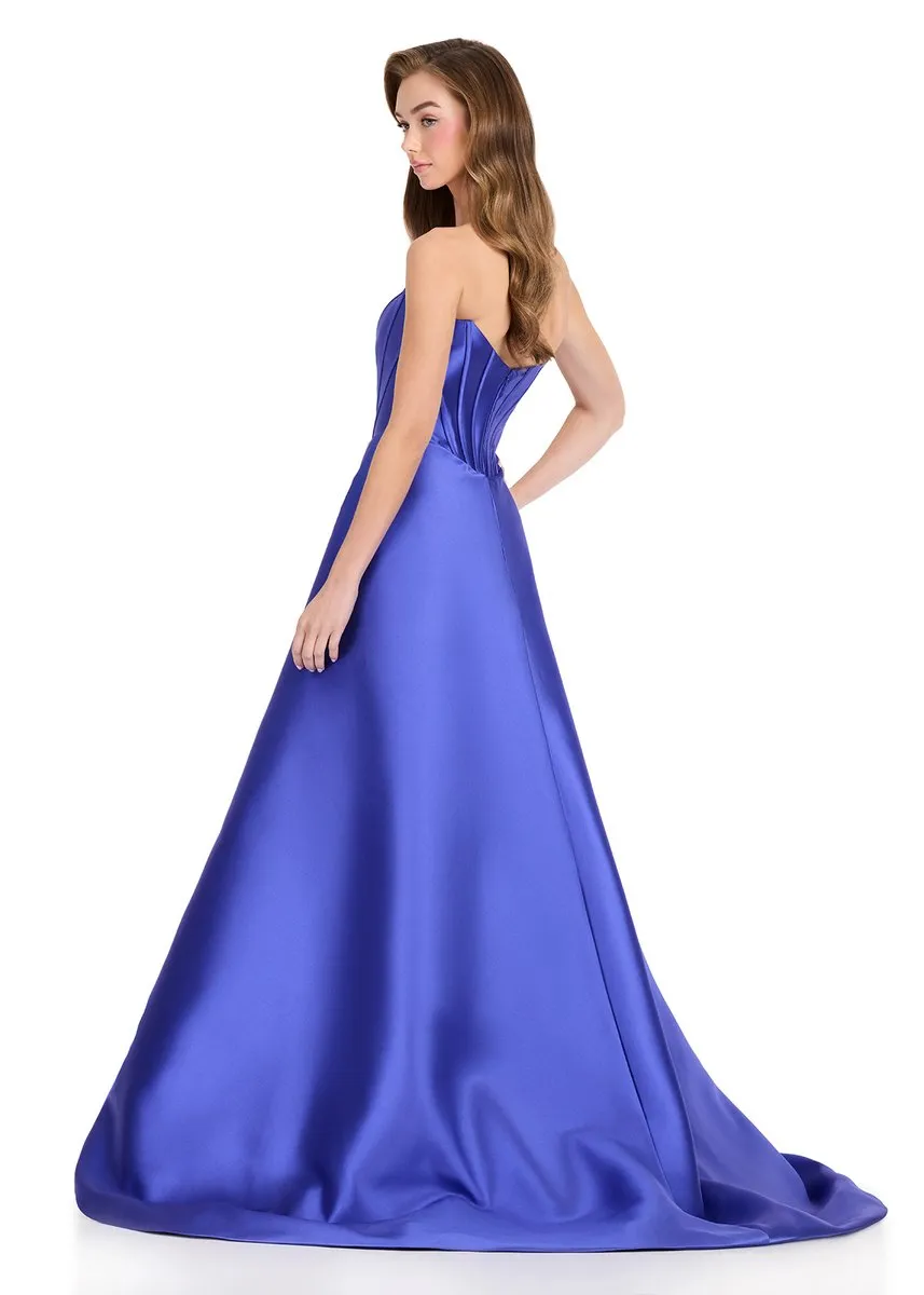 ASHLEYlauren Fitted Corset Dress with Overskirt 12431 sold by Terry costa product image thumbnail 2