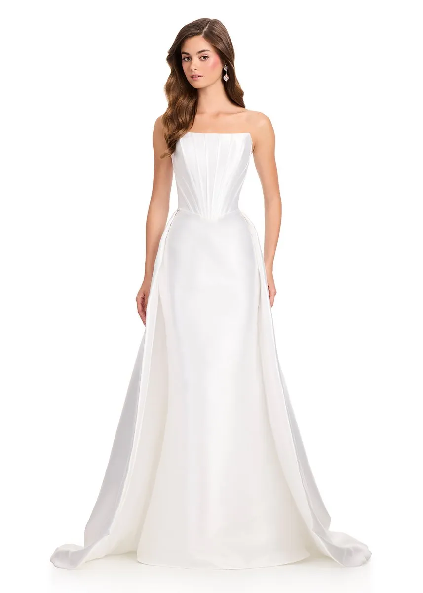 ASHLEYlauren Fitted Corset Dress with Overskirt 12431 sold by Terry costa product image thumbnail 3