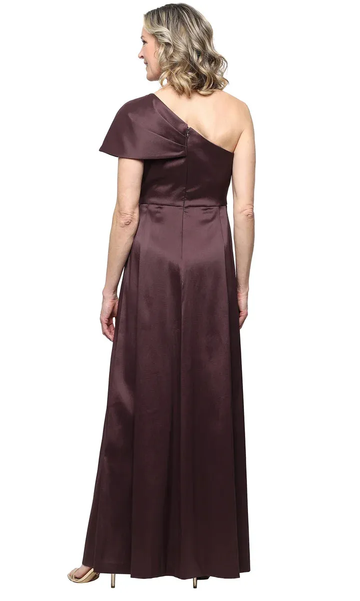 Alex Evening One Shoulder A-Line Gown 8138110 sold by Terry costa product image thumbnail 2
