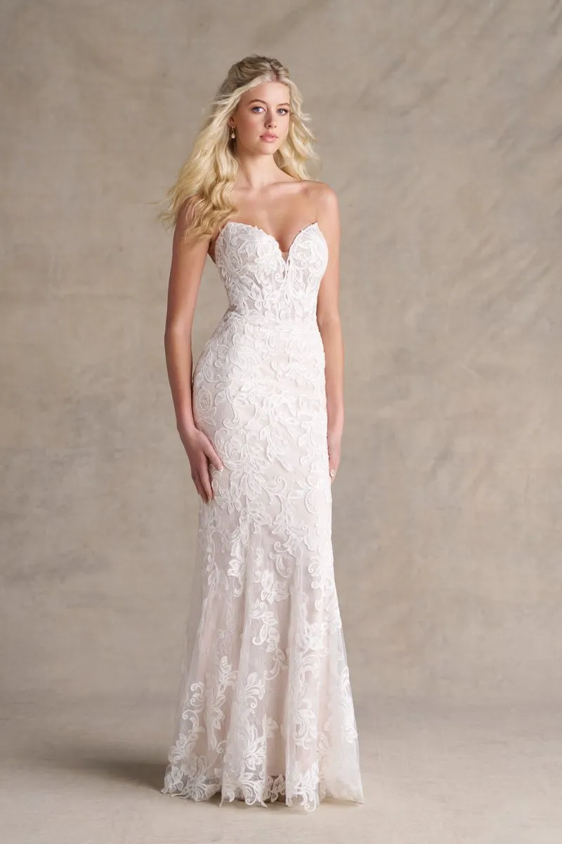 Allure Bridals Romance Dress R3971 sold by Terry costa product image thumbnail 3