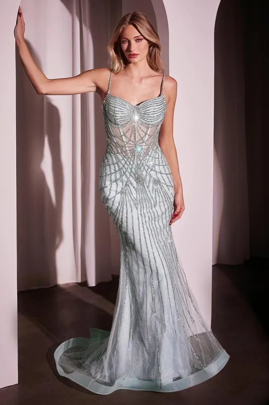 Ladivine Dress CD766 made by Terry costa