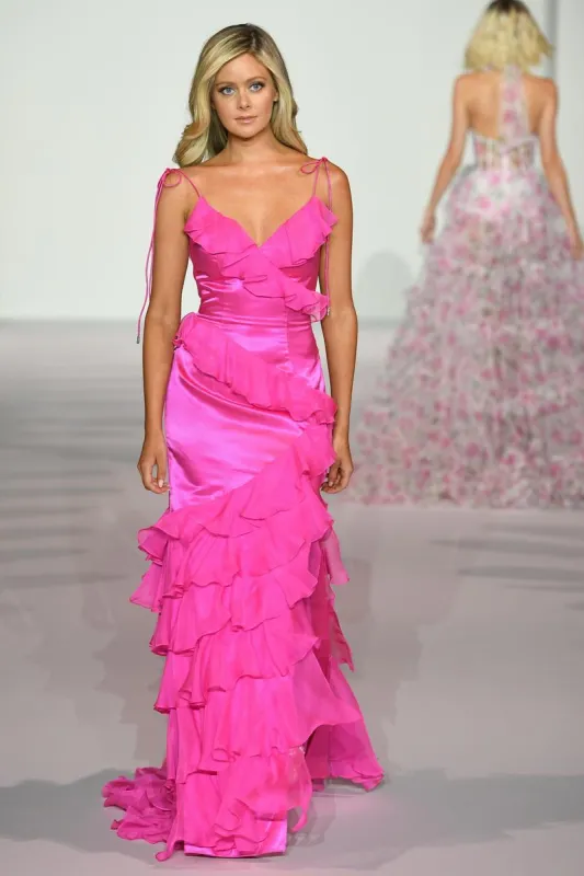 Sherri Hill Ruffled Fitted Prom Dress 56394 sold by Terry costa