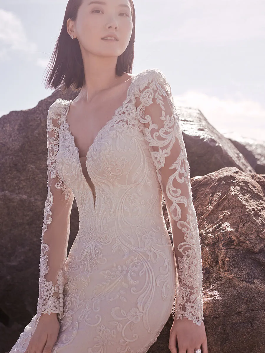 Sottero & Midgley by Maggie Sottero Designs Dress 21SS355A02 sold by Terry costa product image thumbnail 5