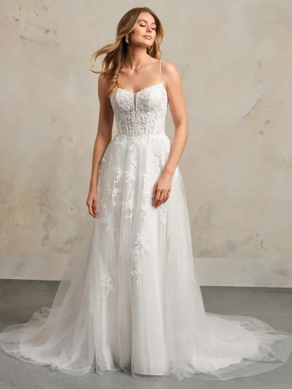 Rebecca Ingram "Catherine" A-line Bridal Gown sold by Terry costa
