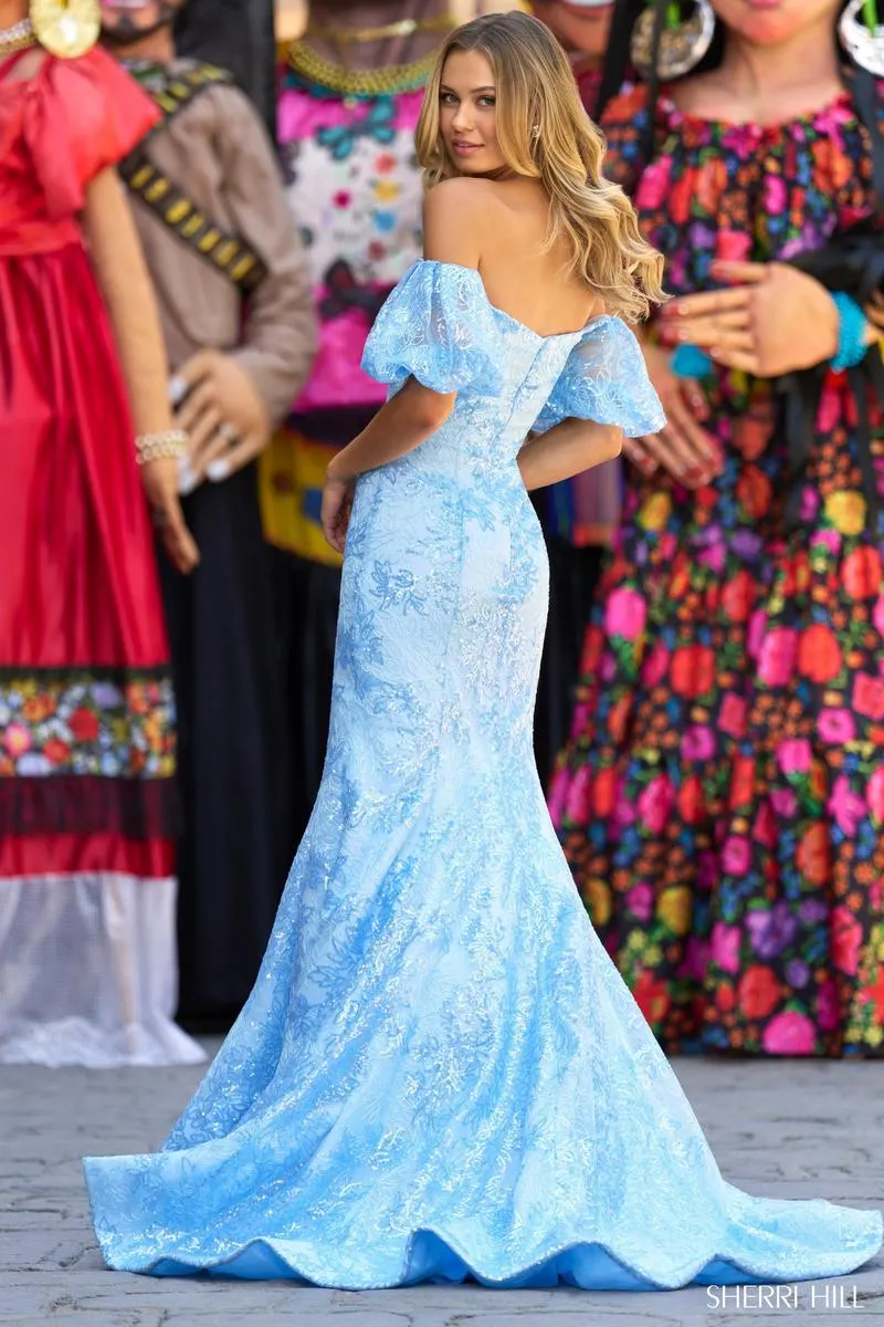Sherri Hill Mermaid Prom Dress 55326 sold by Terry costa product image thumbnail 2