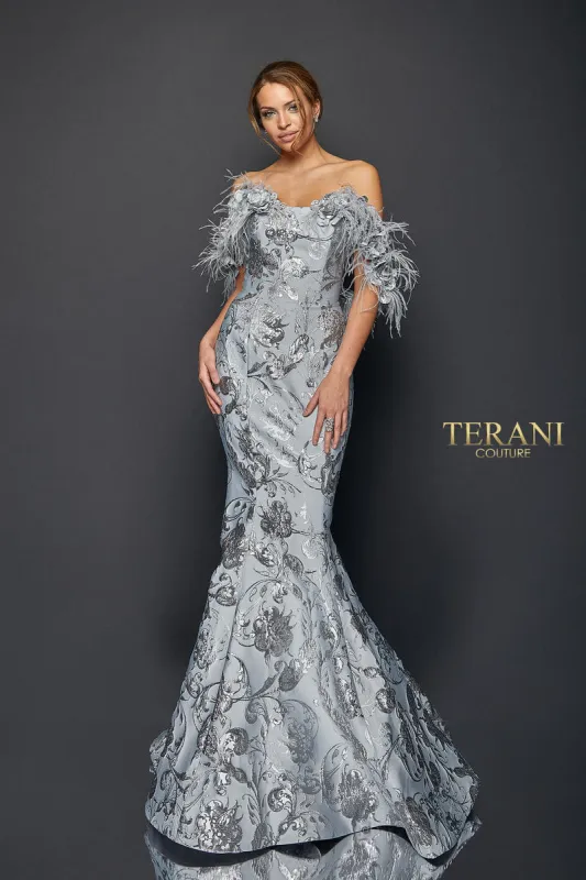Terani Evenings Dress 1921E0136 sold by Terry costa