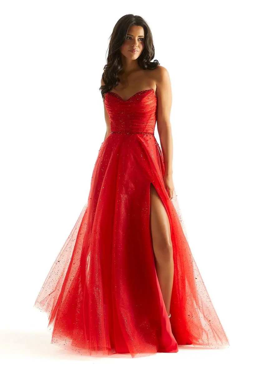 Morilee Strapless A-Line Prom Dress 49028 sold by Terry costa product image thumbnail 4