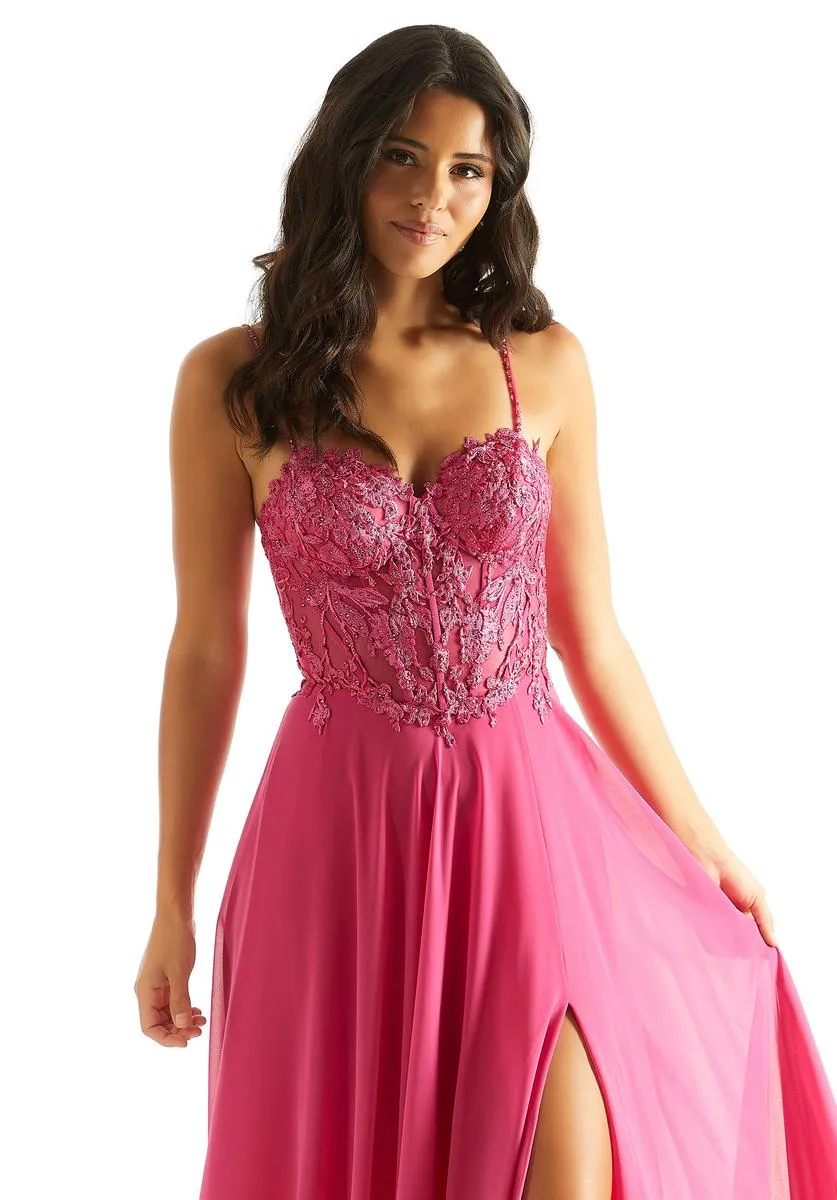 Morilee Lace A-Line Corset Prom Dress 49056 sold by Terry costa product image thumbnail 5