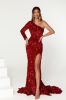 Portia and Scarlett One Sleeve Prom Dress PS22666 sold by Terry costa
