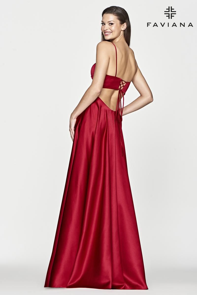 Faviana Glamour Dress S10673 sold by Terry costa product image thumbnail 2