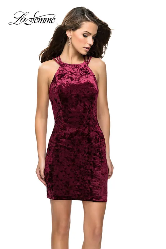 La Femme Short Cocktail Dress 26663 sold by Terry costa