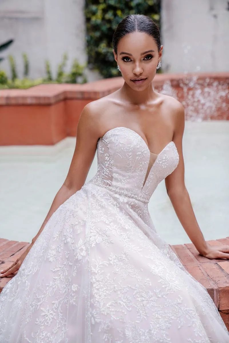 Allure Bridals Couture Dress C660 sold by Terry costa product image thumbnail 4