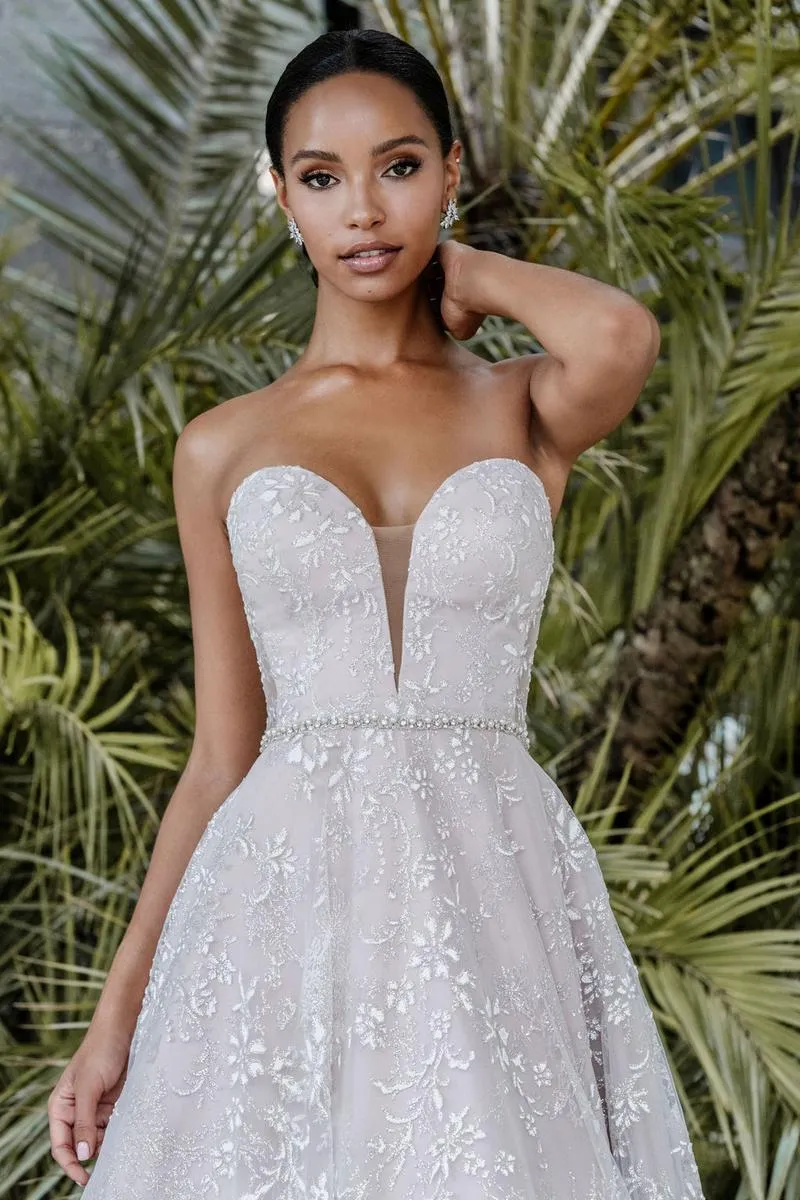 Allure Bridals Couture Dress C660 sold by Terry costa product image thumbnail 3