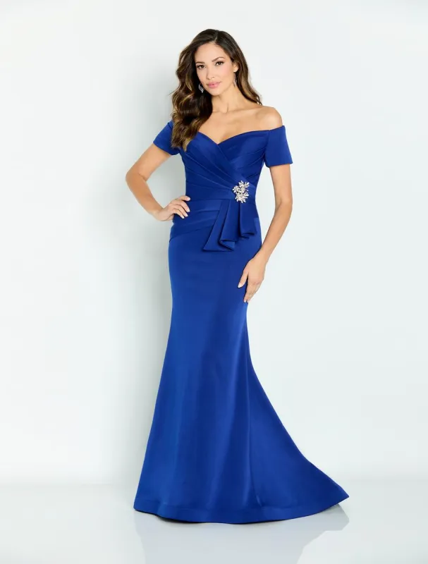 Cameron Blake Off Shoulder Evening Dress CB141 sold by Terry costa
