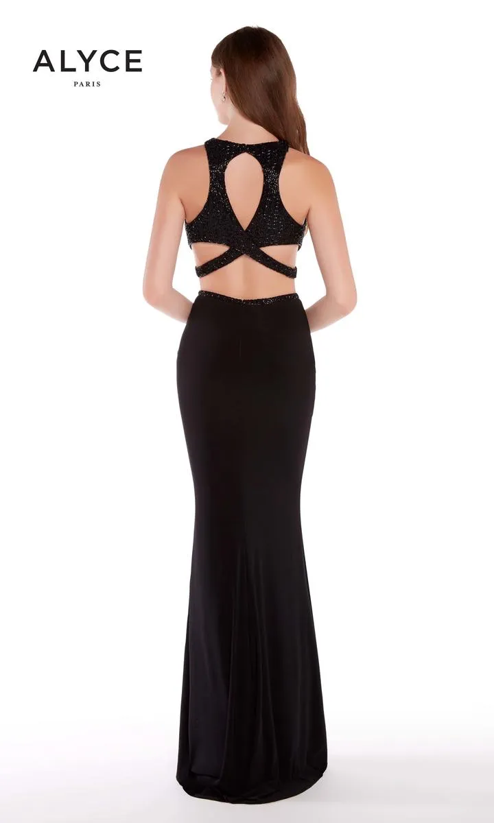 Alyce Prom Dress 60022 sold by Terry costa product image thumbnail 2