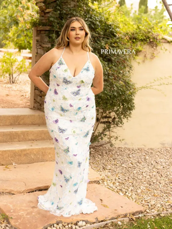 Curvy by Primavera Dress 14003 made by Primavera Couture