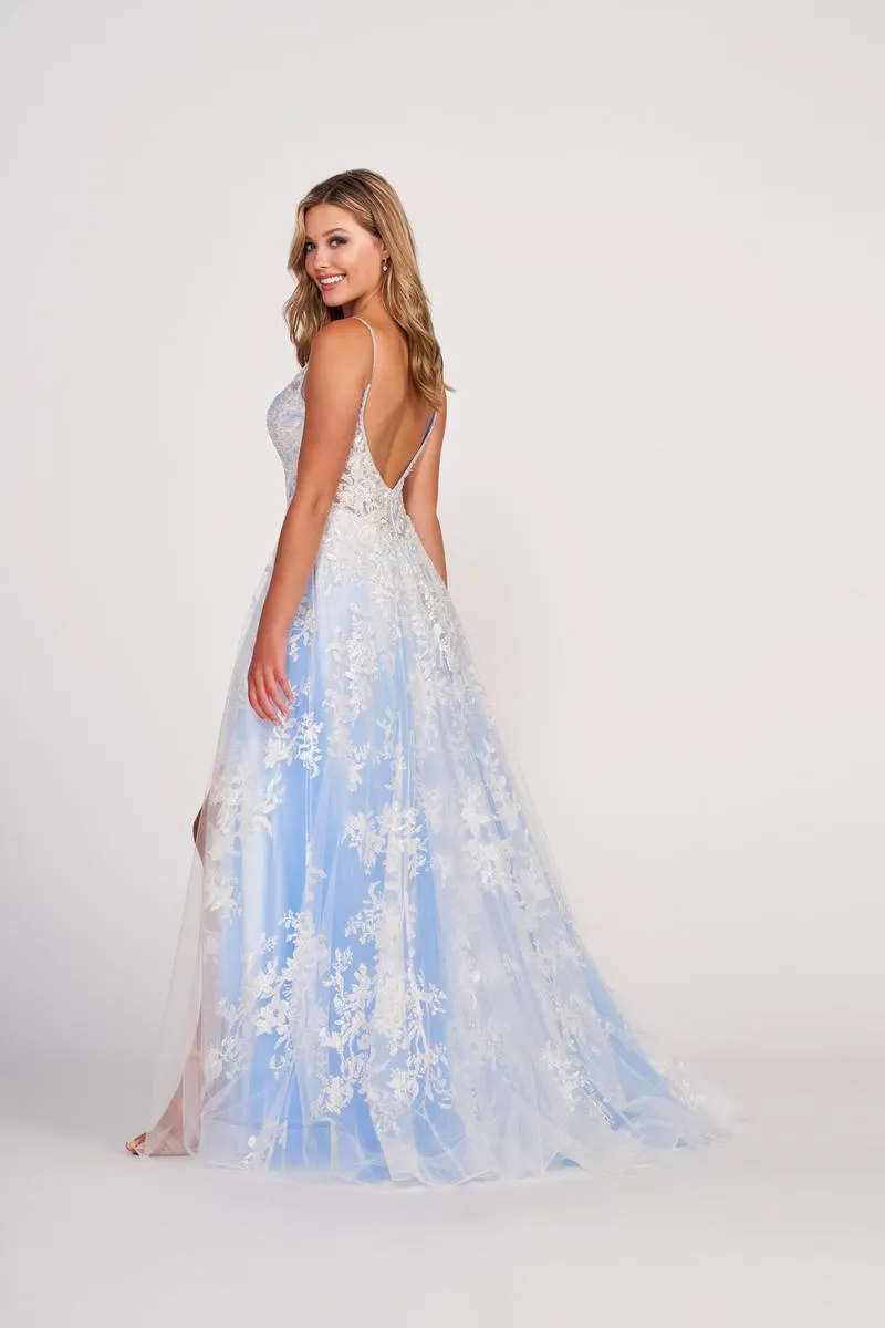 Ellie Wilde A-Line Prom Dress EW34107 sold by Terry costa product image thumbnail 2