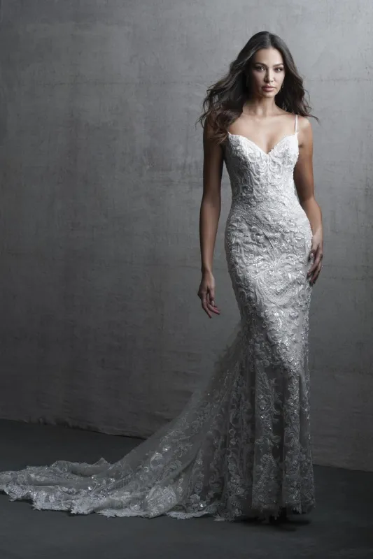 Allure Bridals Couture Lace Wedding Dress C747 sold by Terry costa