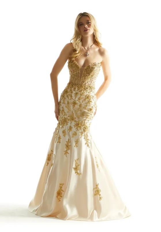 Morilee Strapless Mermaid Prom Dress 49060 made by Mori Lee